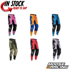 2024 MOOSE RACING QUALIFIER PANTS MOTOCROSS OFF ROAD - PICK SIZE & COLOR