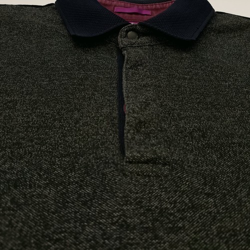 Ted Baker Polo Shirt Size 3 Small Men Grey Short Sleeve Regular Fit Smart Summer - Picture 8 of 13