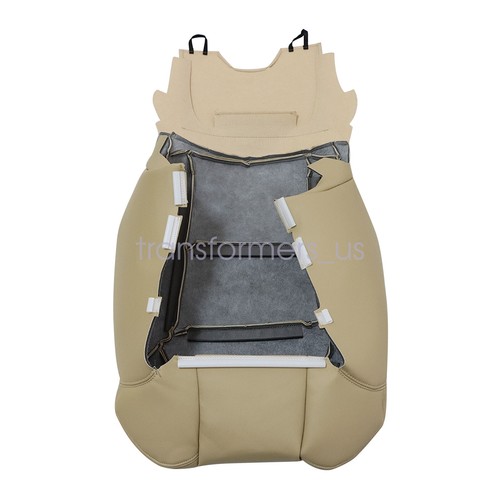 Fits 2007-2013 Acura MDX Driver & Passenger Bottom & Top Leather Seat Cover Tan - Picture 17 of 18