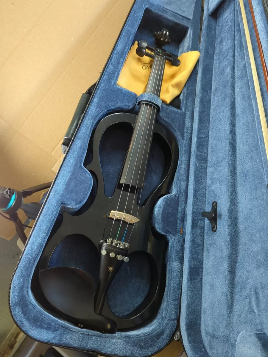 Cecilio Hvpv-30 Black Electric Violin With Case And Bow Cecilio Hvpv-30 Black Electric Violin With Case And Bow