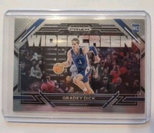 Gradey Dick RC #7 2023 Panini Prizm Draft Picks Widescreen Kansas Jayhawks
