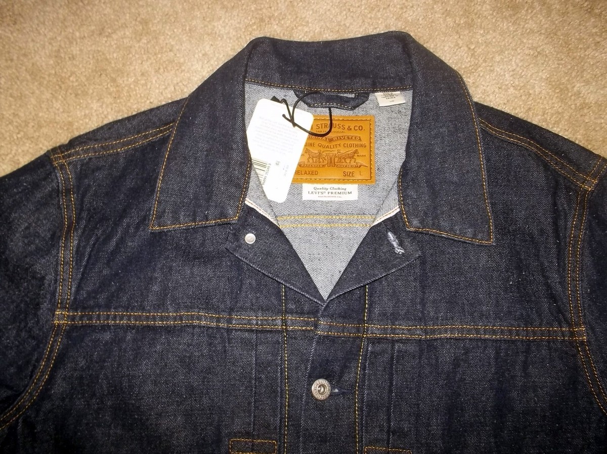 完売品 relume Levi's 1st JKT Selvadge Vintage Levi's Type 1 Jacket Kids Youth Size XL | eBay