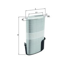 Luftfilter KNECHT LX 1009/6 für PORSCHE