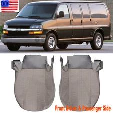 For  2003 - 2014 GMC Savana 1500 Van Front Bottom Cloth Seat Cover