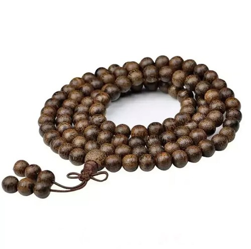 6mm*108 Genuine Cambodia Wild Agarwood Aloewood Malas Meditation Prayer Beads - Picture 12 of 17