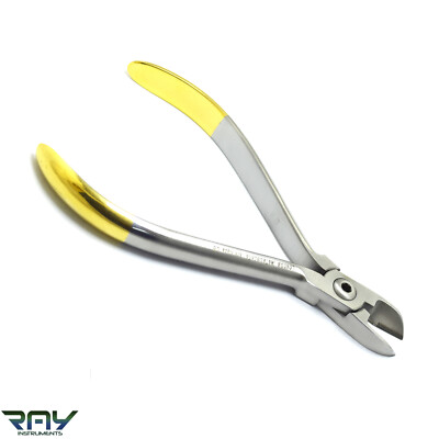 Orthodontic Hard Wire Cutter Pliers - Tungsten Carbide Tip, Stainless Steel, 3-Year Warranty