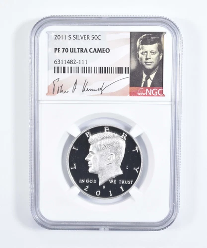 2011-S SILVER Kennedy Half Dollar PF70 UCam - NGC Special Label