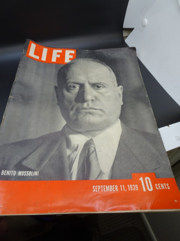 Antique 1939 Life Magazine