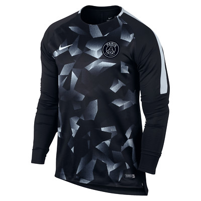 Nike Paris Herren Langarm Trainingsshirt Trikot 896994-015 Fussball Sport Neu S