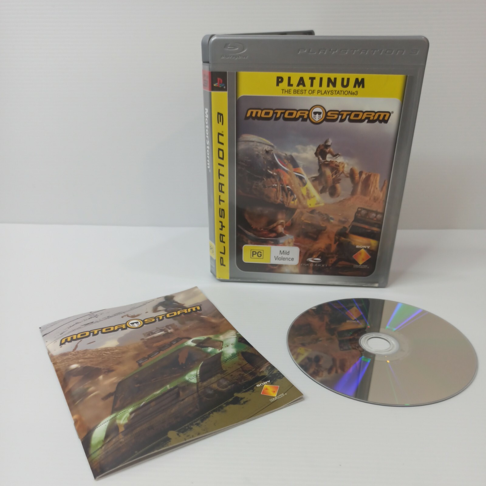 Ps3 MotorStorm PlayStation 3 off Road Racing Video Game Car Truck Bike