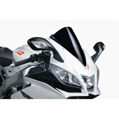 Puig Bulle Z-Racing Noir 20794N – Écran Aérodynamique Haute Performance Pour Aprilia TUONO 660 & V4 2021-2022