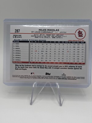 2024 Topps Miles Mikolas #287 Easter Holiday Foil SP Louis Cardinals - Main Image