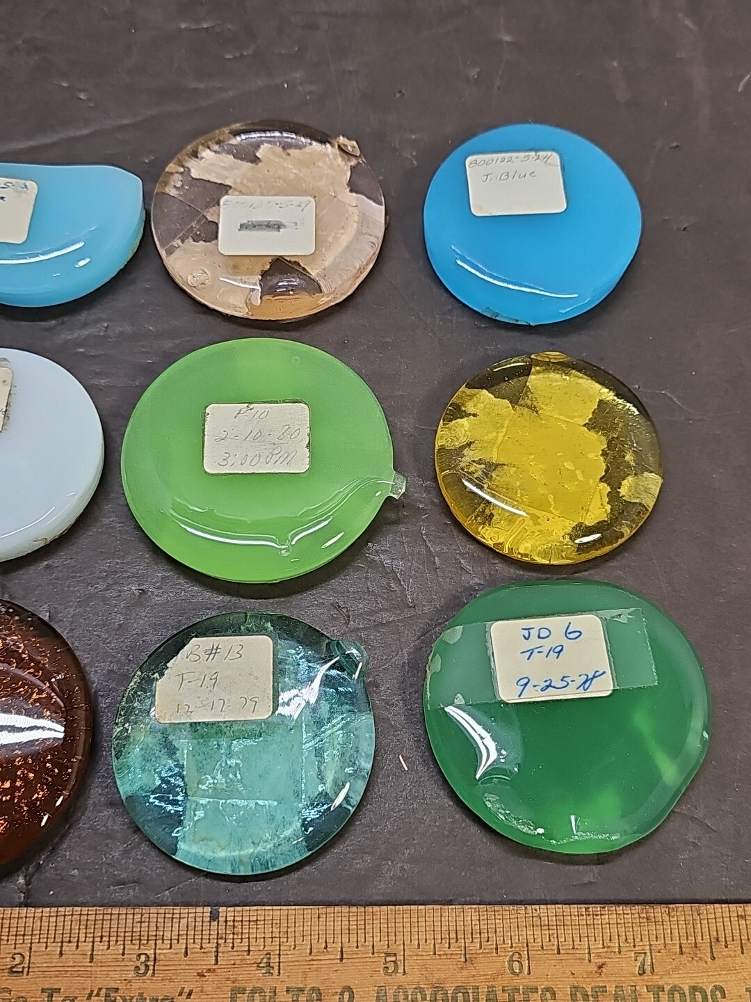 Fenton Glass Factory Color Samples Lot of 9, From 1970s1990s (571) eBay