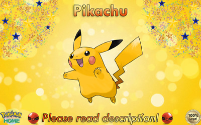  Shiny Pikachu EVENT 6IV Pokémon Let's Go Sw/Sh BD/SP S/V HOME ( Legal)