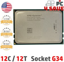 AMD Opteron 6176 SE CPU 2.3 GHz 12-Core 12MB Socket G34 Server K10 OS6176YETCEGO
