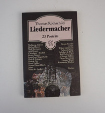 Thomas Rothschild Liedermacher 23 Porträts