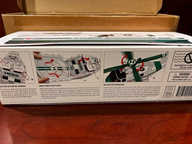 HESS 2023 Toy Truck 90th Anniversary Collector's Edition - Ocean Explorer With Boat & Helicopter