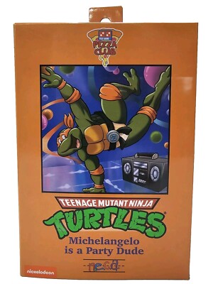 NECA Teenage Mutant Ninja Turtles Michelangelo Pizza Club Figurine