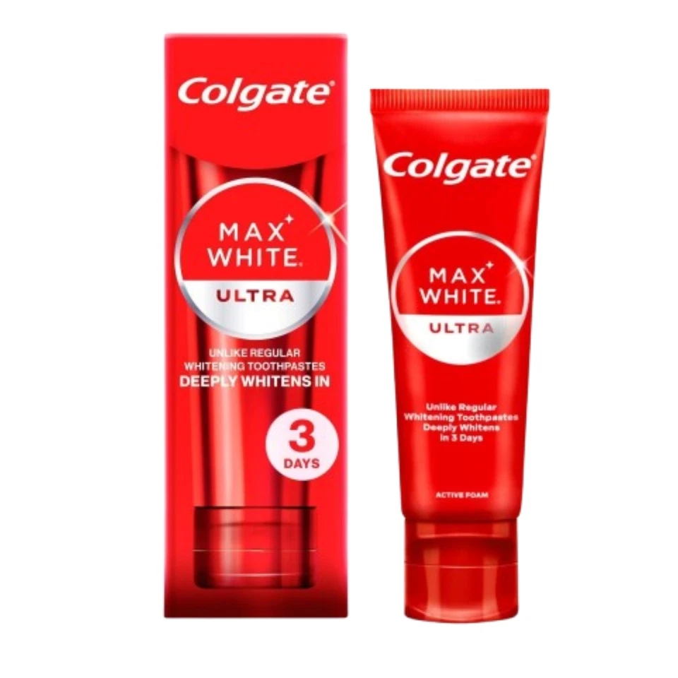 COLGATE Max White Ultra Catalyst Toothpaste 75 ml Whiter in 3 Days UK