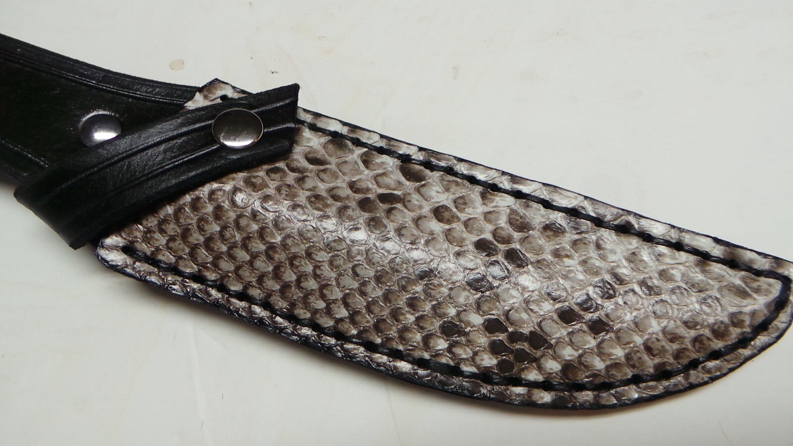 HAND MADE GENUINE PYTHON SNAKESKIN KNIFE SHEATH 6" eBay