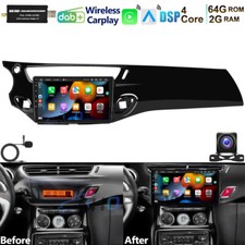 DAB+ Apple Carplay 64GB Android 15 Autoradio GPS BT Für Citroen C3 DS3 2010-2016 DAB+ Apple Carplay 64GB Android 15 Autoradio GPS BT Für Citroen C3 DS3 2010-2016