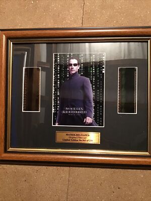 Matrix Reloaded Original Film Cell Ltd Edition 203of 250