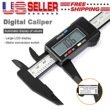 Digital Caliper Vernier Micrometer Electronic Ruler Gauge Meter Measuring Tool
