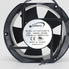 1PC cabinet cooling fan sA17251V2HBT-S 220V 38/36W