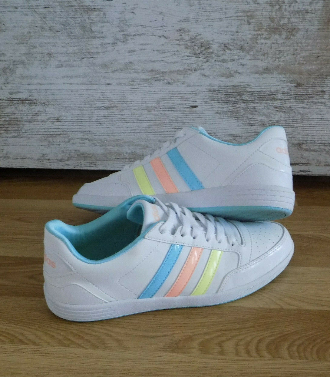 adidas neo ballerina weiß gold