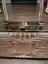 Lord and Taylor Satchel Handbag Circa 1950 Jackie Kennedy Style MCM