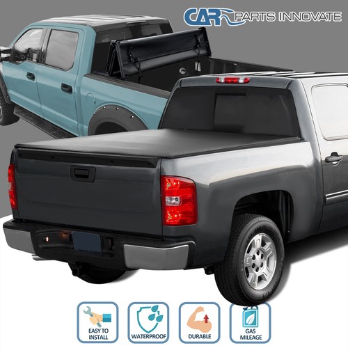 Fits 20072024 Chevy Silverado Sierra 1500 5.8FT Bed 4 Fold Soft