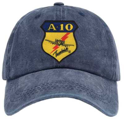 A 10 thunderbolt ii large embroidered hat