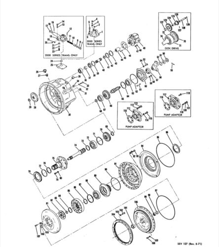 Cubierta 234503 para convertidor de par de transmisión Clark - Imagen 2 de 4