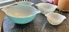 Pyrex Butterprint Cinderella Mixing Bowl Set Vintage (441,442,443,444)