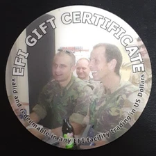 1EFI5K  BRITHISH  EFI  1st Print  5 Cents  Pog  from 2004  not AAFES