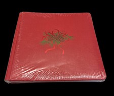 Creative Memories 12 x 12 Red Album Pine Cone Trim Limited Edition 1997 Sealed