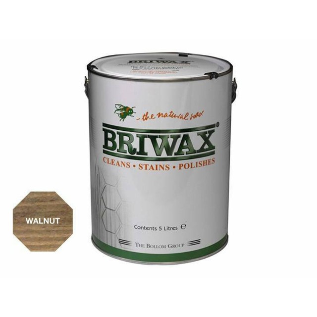 BRIWAX Walnut Finish Wood Polish 5ltr for sale online eBay