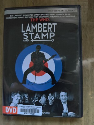 Lambert and Stamp (Ex Library DVD, 2014, Sony) The Who