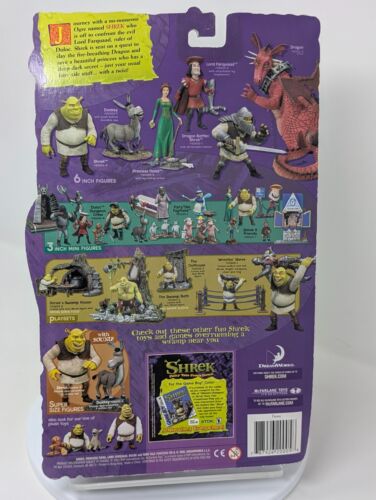 "Figura de acción Shrek Princess Fiona 6"" Leg Kicking 2001 McFarlane nueva sin usar, en caja" - Imagen 2 de 6