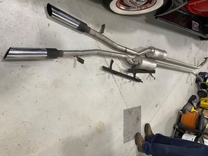 Jensen Interceptor chrome exhaust tips - very good condition