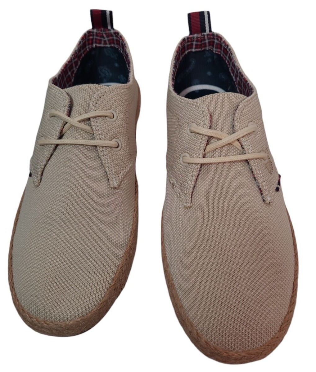 Ben Sherman Men\'s Prill Oxford Knit Sneaker Shoes Natural knit size 8M New 5353B4C1-6E80-409B-89BF-  main image 4