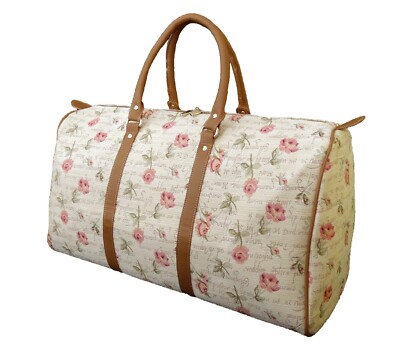 Tapestry Large Duffle Bag Overnight Bags Weekend Bag Carry On Bag ENGLISH ROSE eBay