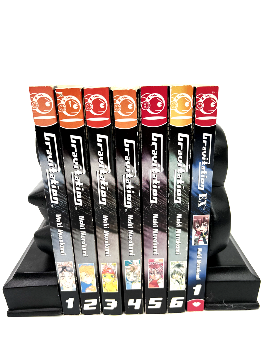 Gravitation Manga Lot of 8 Vol. 1-6 plus extras Maki Murakami