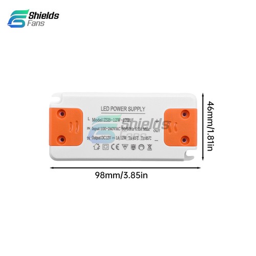DC12V LED Driver Power Supply Lighting Transformer 12W 18W 24W 36W AC185-260V - Picture 18 of 22