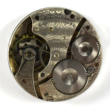 Vintage Waltham Grade 610 16s 7J Hunting Pocket Watch Movement lot.wz