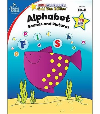 Alphabet, Grades Pk - K: Gold Star Edition Buch CARSON DELLOSA PUB