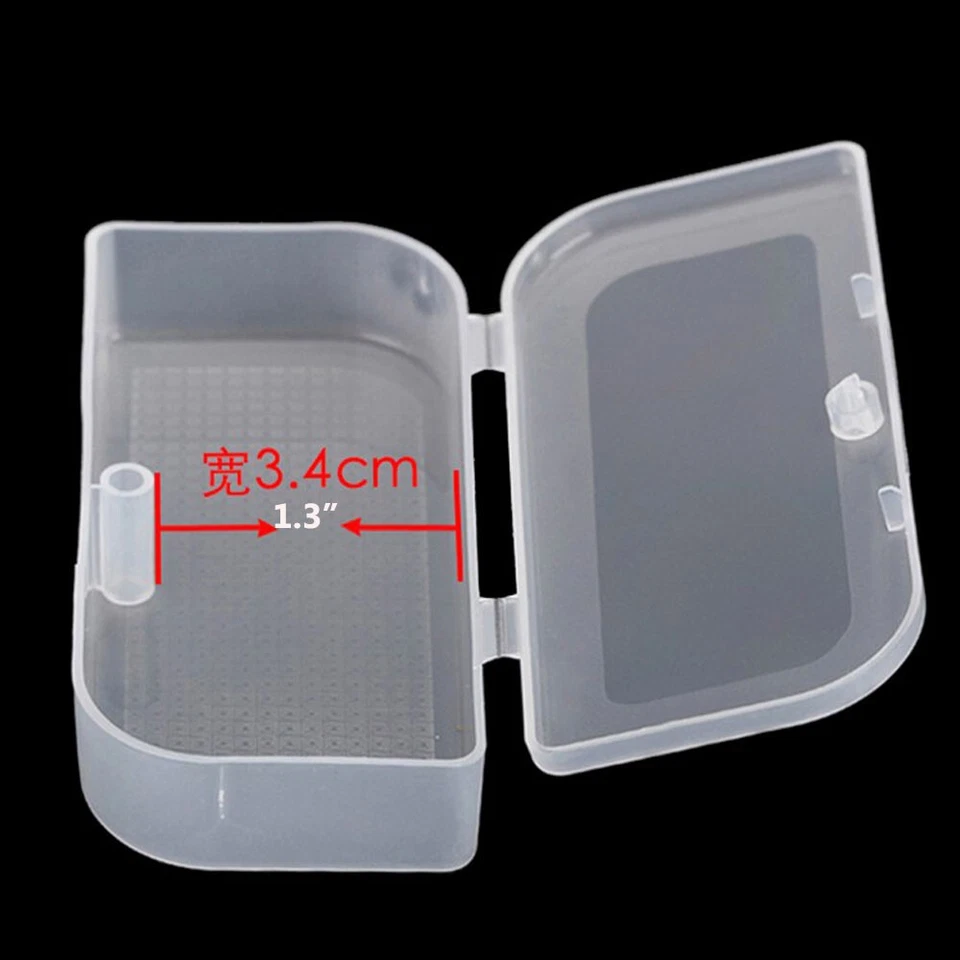 20Pcs Clear Plastic Small Box Hook Jewelry Earplugs Storage Container Beads Case - Image 3 of 4
