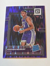 2022-23 Panini Donruss Optic - Rated Rookie Keegan Murray #214 Purple Shock...