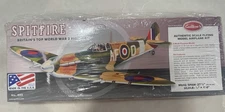 Guillow's #403 WWII SPITFIRE Balsa Wood Model Airplane  NO 403 - FREE SHIPPING