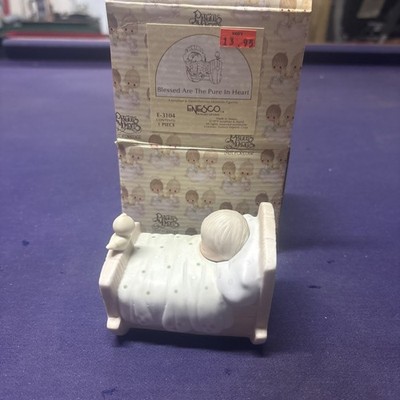 Precious Moments 1979 Figurine Blessed Are The Pure In Heart Pre Owned 